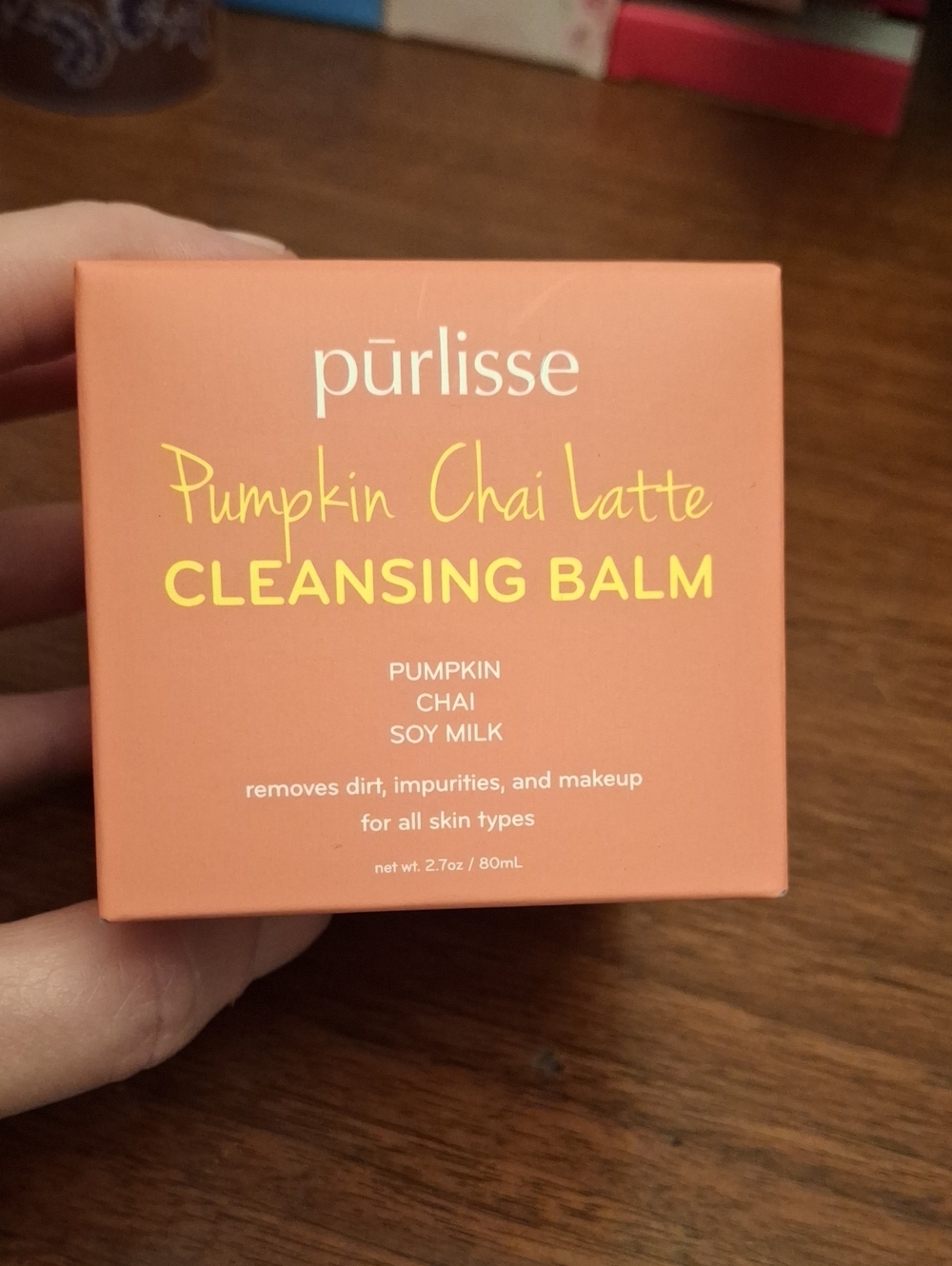 Purlisse Pumpkin Chai Latte Cleansing Balm 80ml New Seales Box
